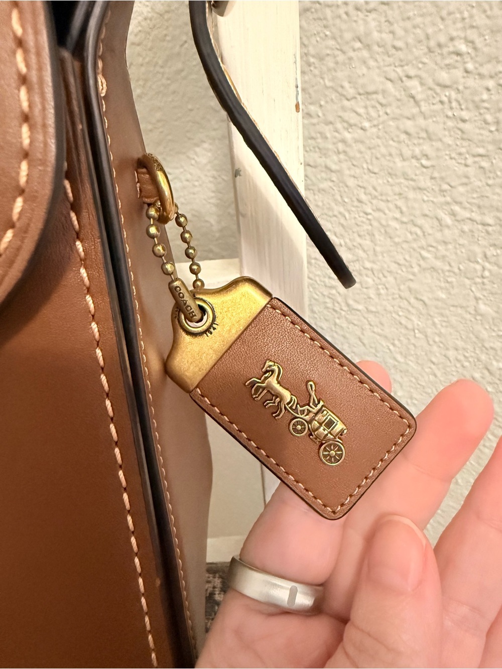 Coach 1941 Courier Leather Crossbody - Sienna - Picture 10 of 10